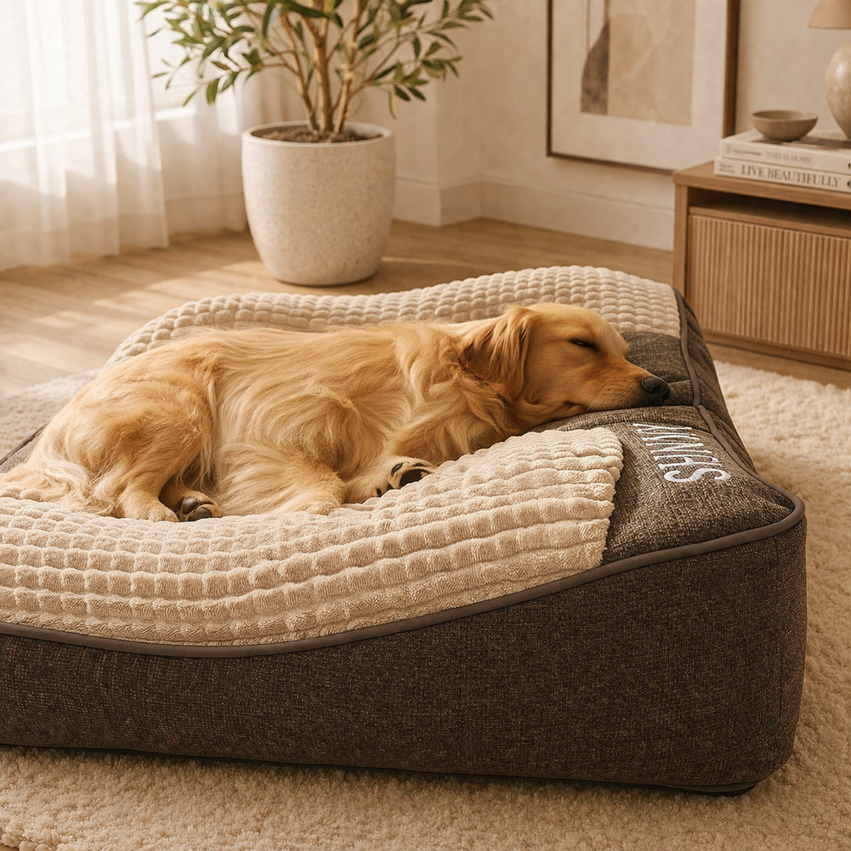 Orthopaedic Dog Bed | Sturdy Support, Comfortable | Pets