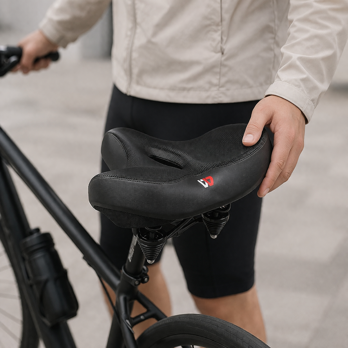 Bike Saddle | Extra Wide, Comfortable | Ergonomic, Breathable
