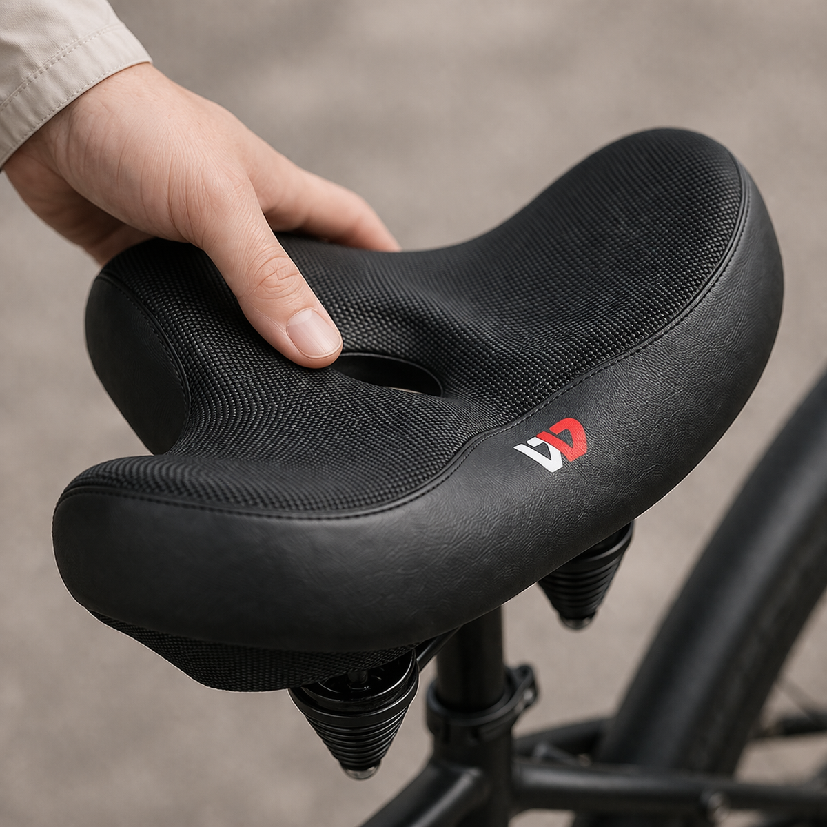 Bike Saddle | Extra Wide, Comfortable | Ergonomic, Breathable