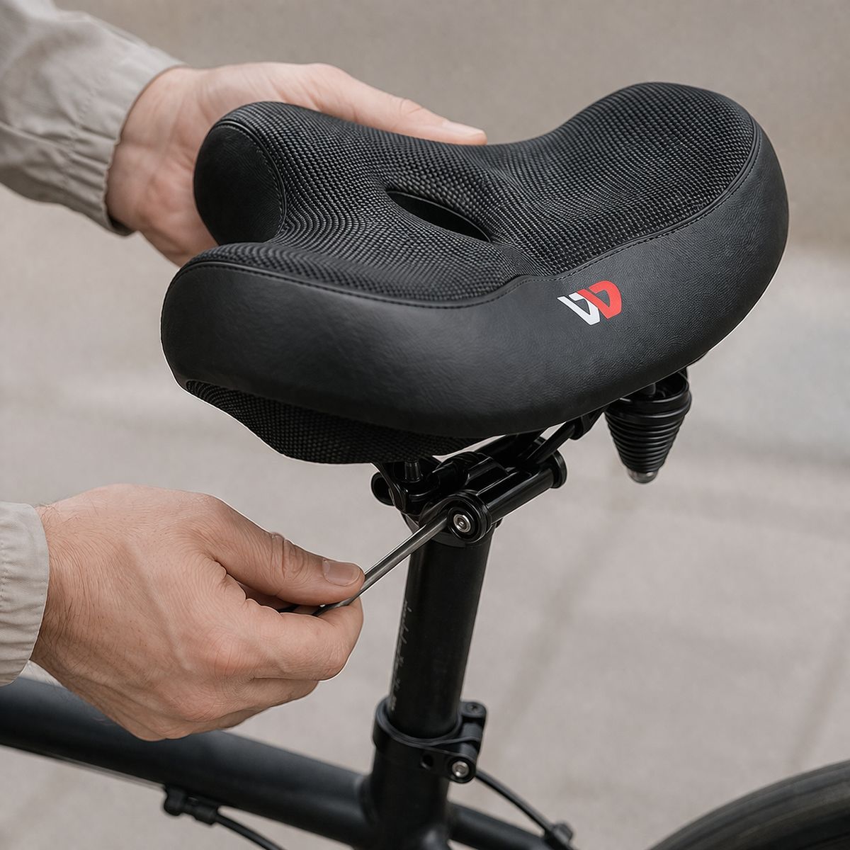 Bike Saddle | Extra Wide, Comfortable | Ergonomic, Breathable