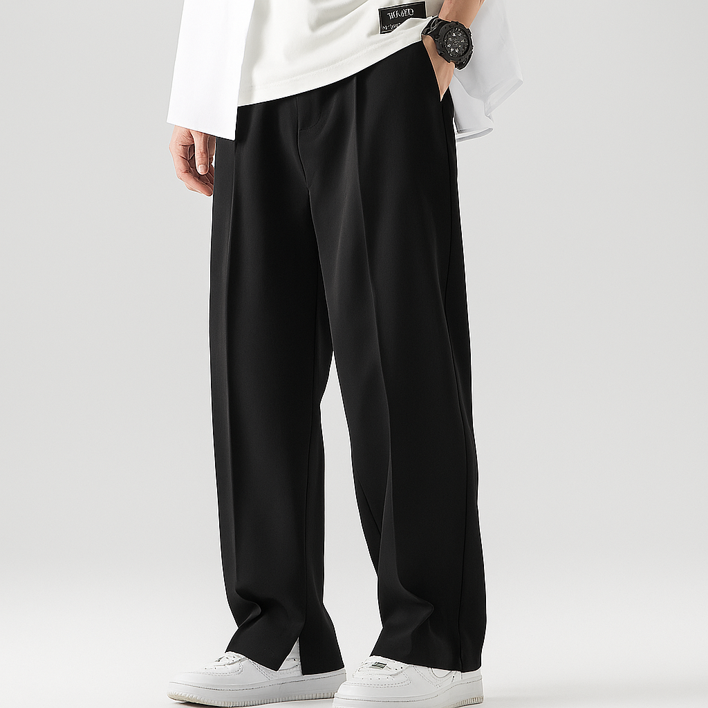 Loose, Draped Summer Trousers for Men