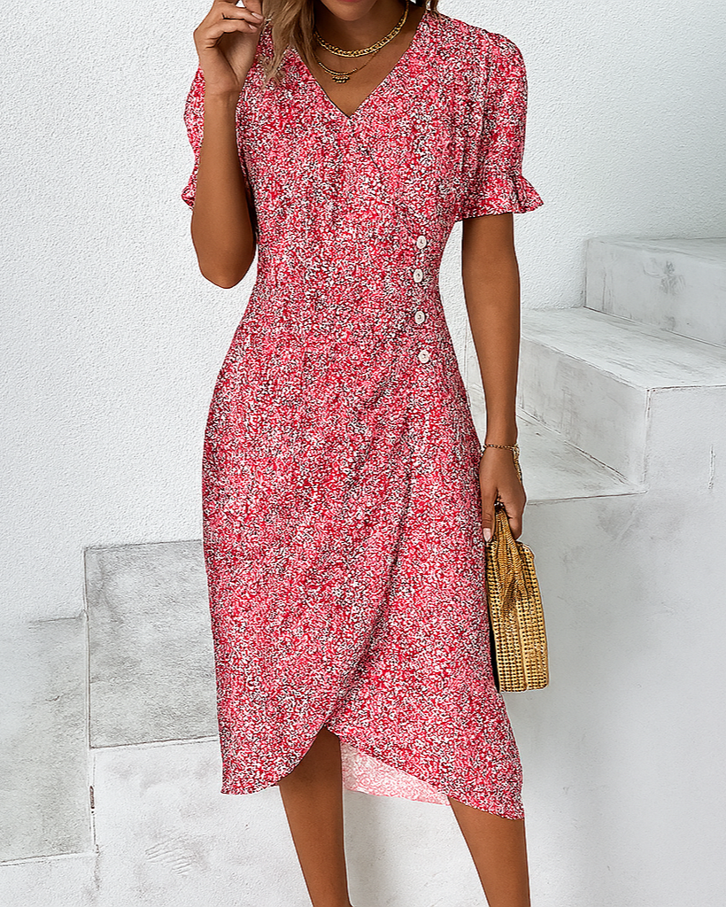 Lightweight Maxi Dress in Cotton Blend for Women