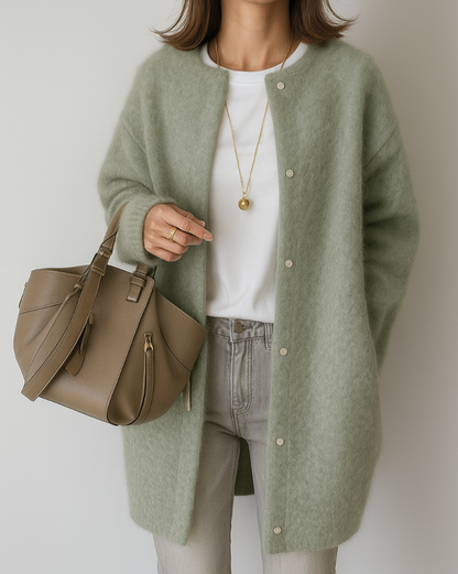 Cosy Minimalist Soft Knitted Jacket for Women
