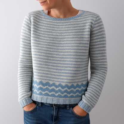 Retro Cable Knit Jumper for Women