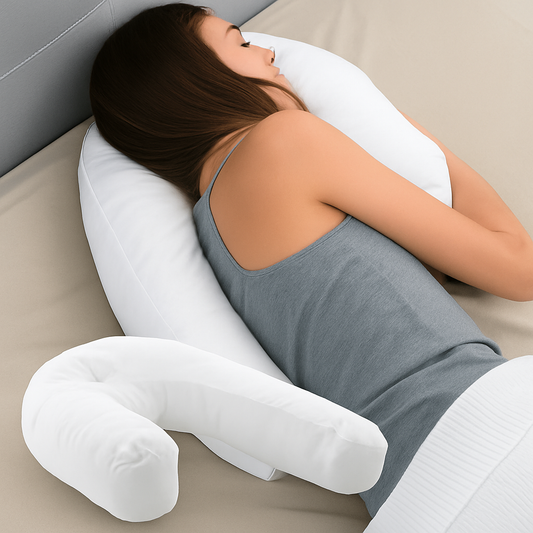 Almohada ergonómica para dormir de lado