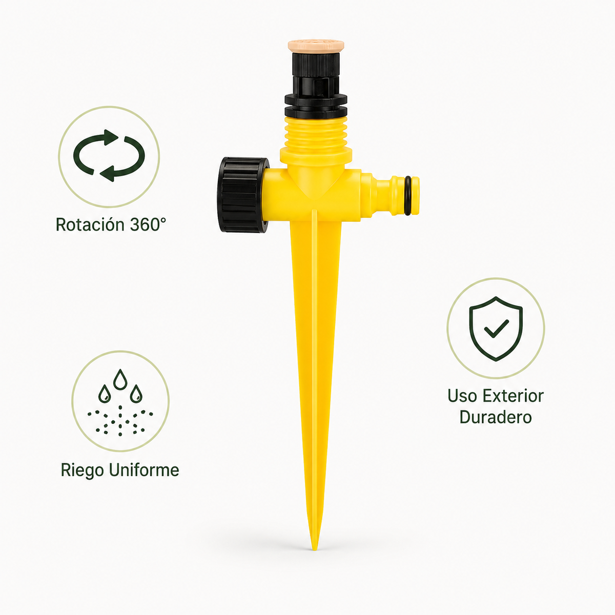IRRIGOEASE - 360° Rotating Sprinkler - Reliable Easy Watering