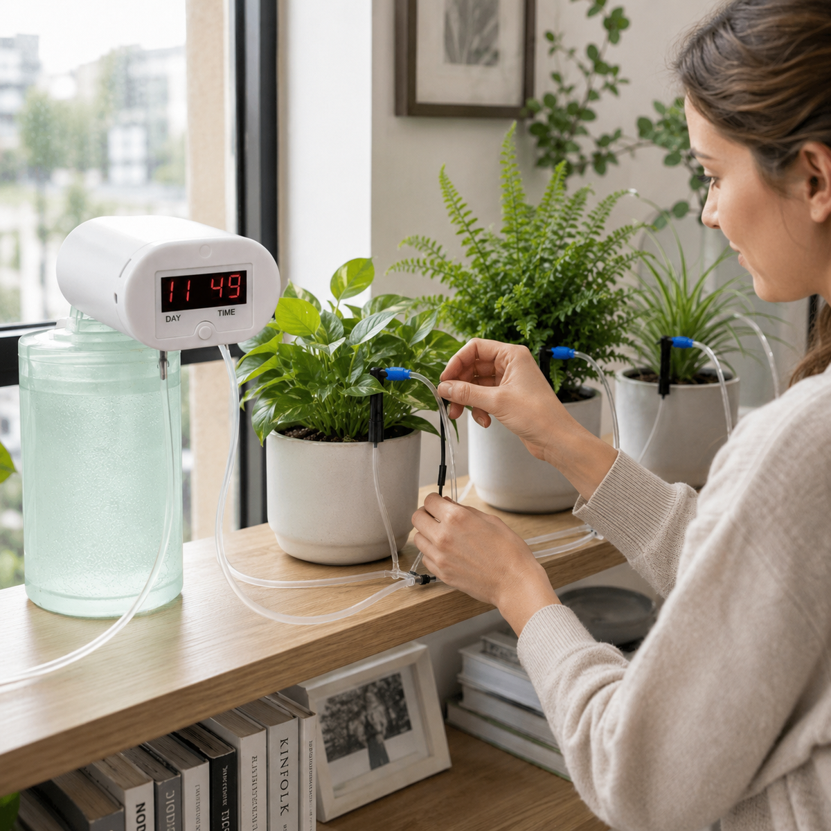 LEAFCARE - Slim Automatic Watering System - Houseplants