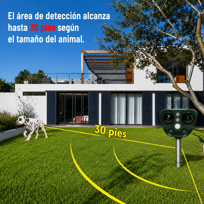 Ahuyentador de aves Ultrasone - Alimentado por energía solar