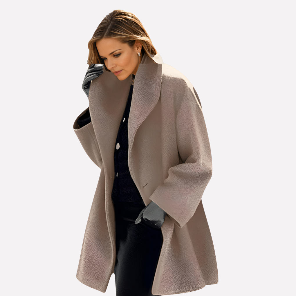 Ladies Wide Collar Jacket