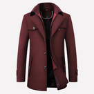 Veste pour homme avec col à revers et boutons