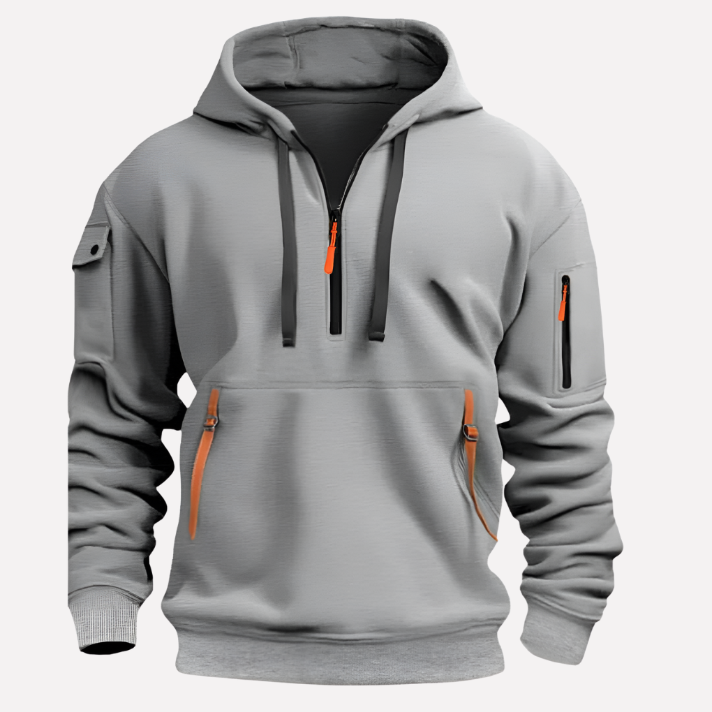 Men's Hoodie with Adjustable Hood