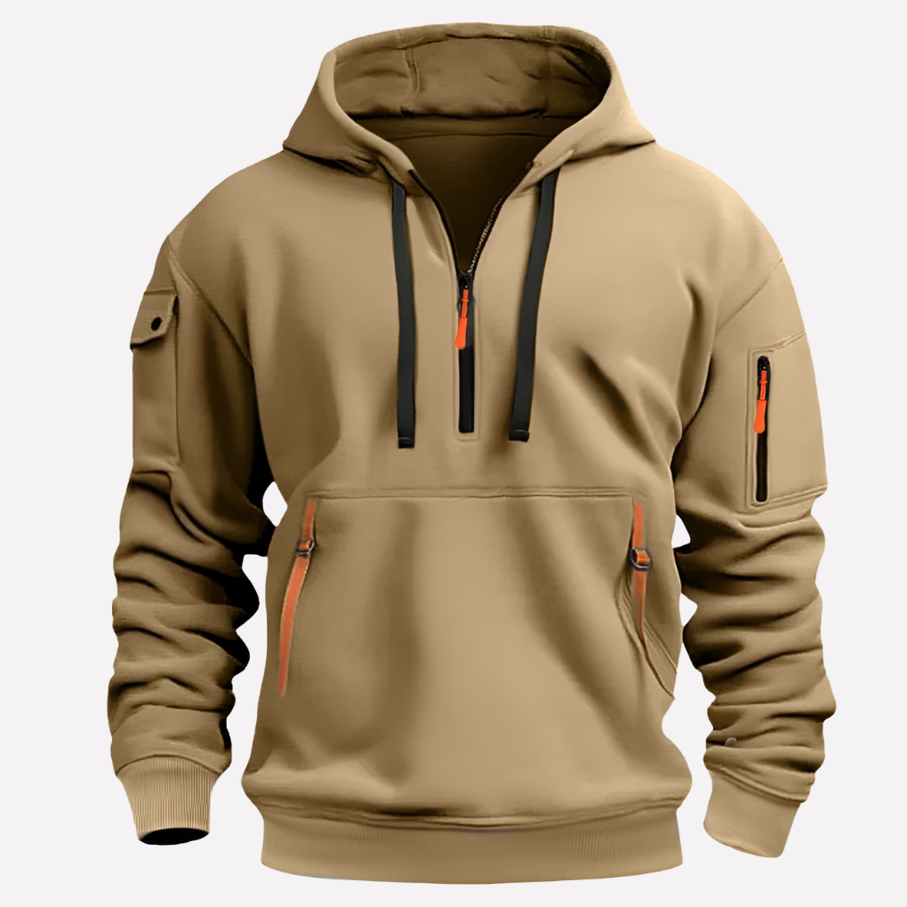 Men's Hoodie with Adjustable Hood