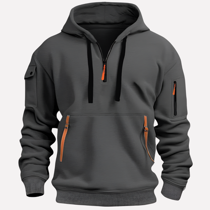 Men's Hoodie with Adjustable Hood
