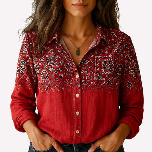 Camisa de botones para mujer