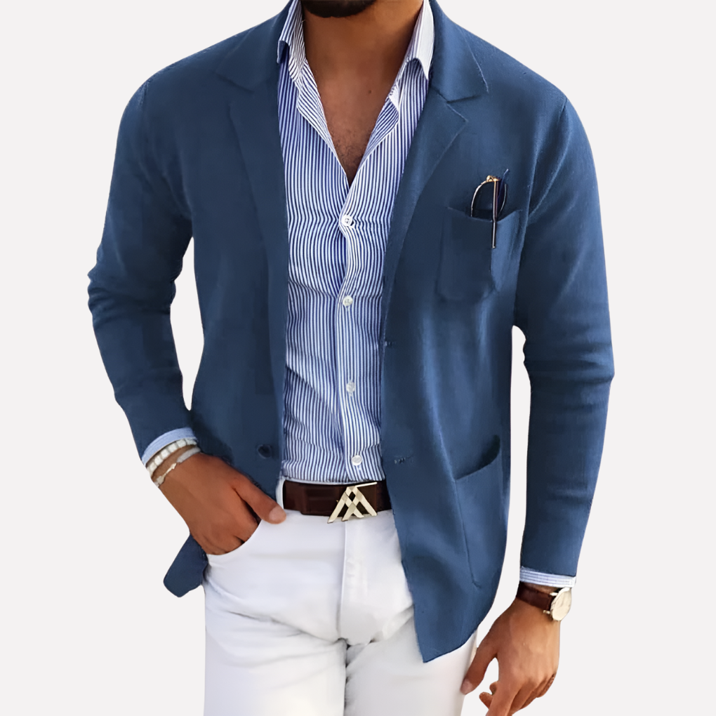 LEGEND Men's Knitted Blazer