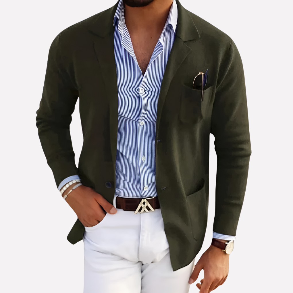 LEGEND Men's Knitted Blazer