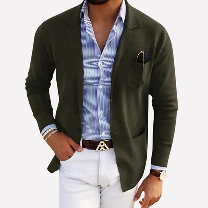 LEGEND Men's Knitted Blazer