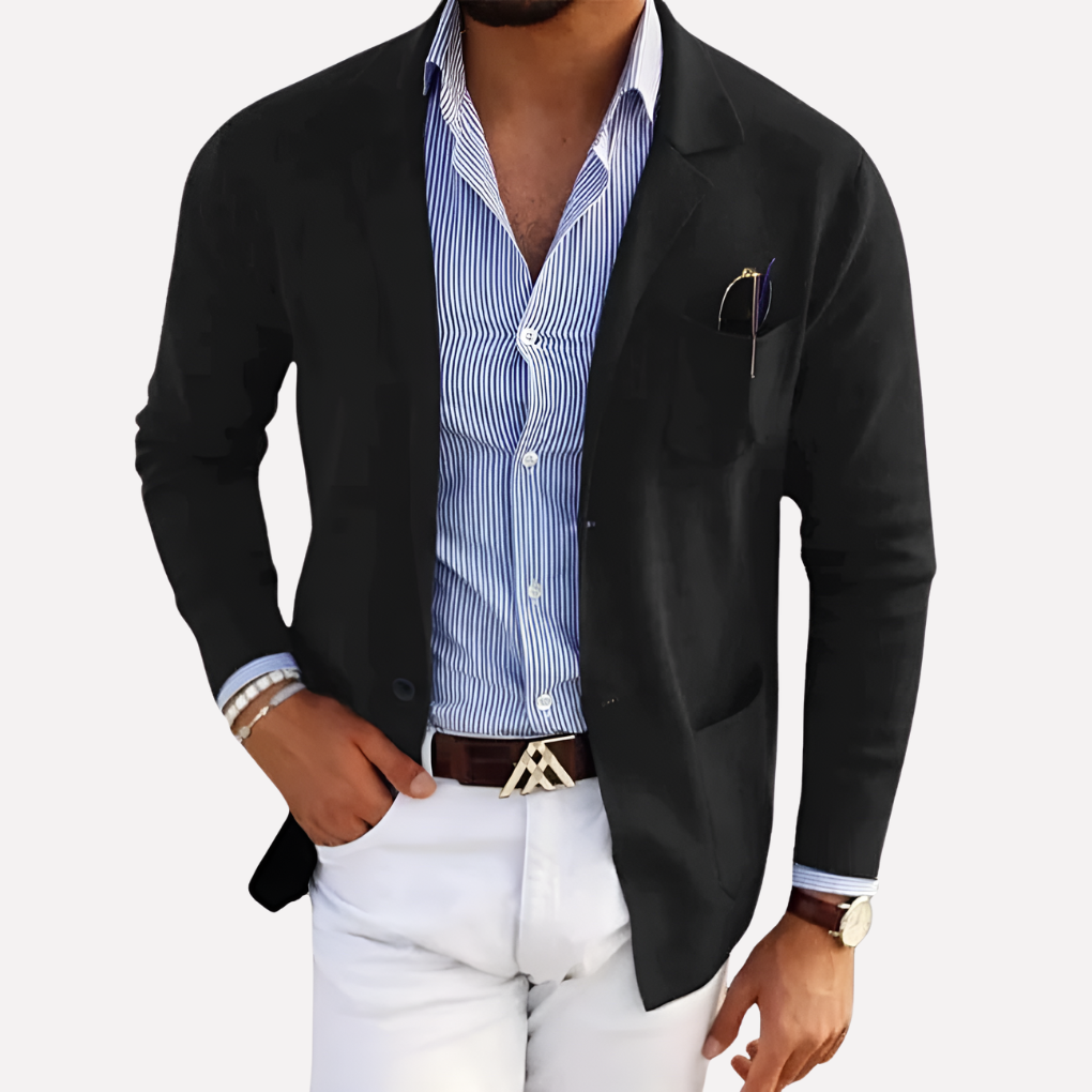 LEGEND Men's Knitted Blazer