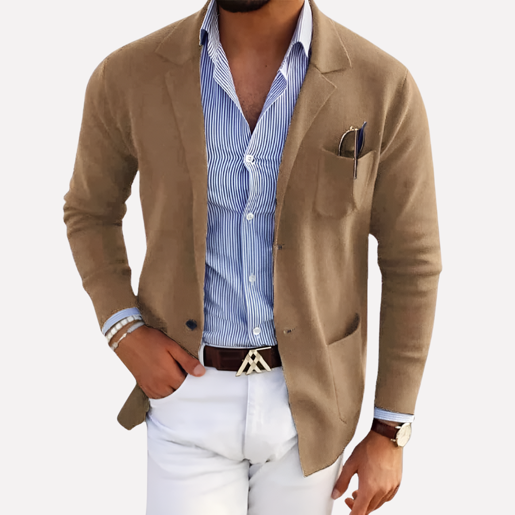 LEGEND Men's Knitted Blazer