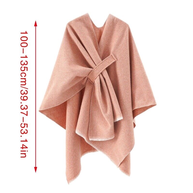 Chic Cotton Cape Throw Poncho - Regina