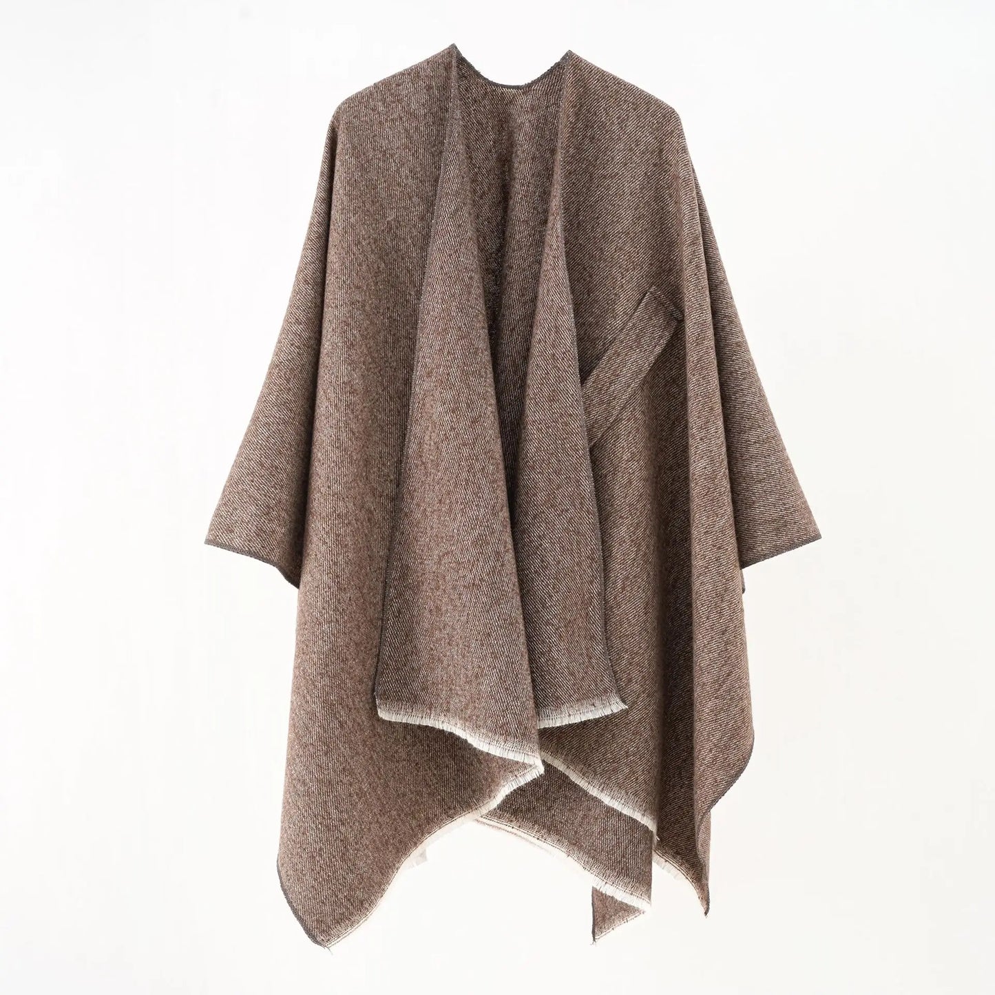 Chic Cotton Cape Throw Poncho - Regina