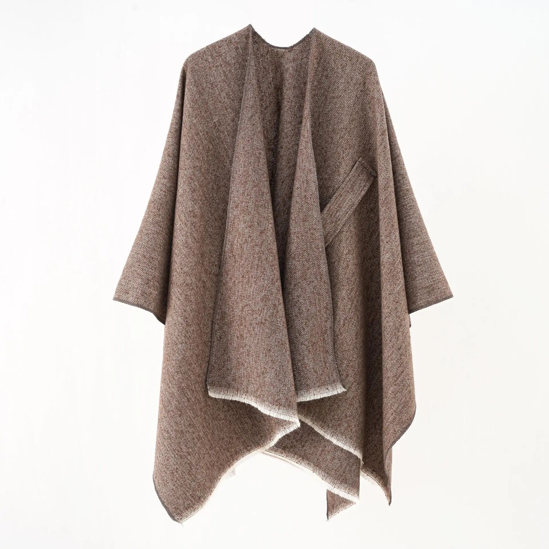 Chic Cotton Cape Throw Poncho - Regina