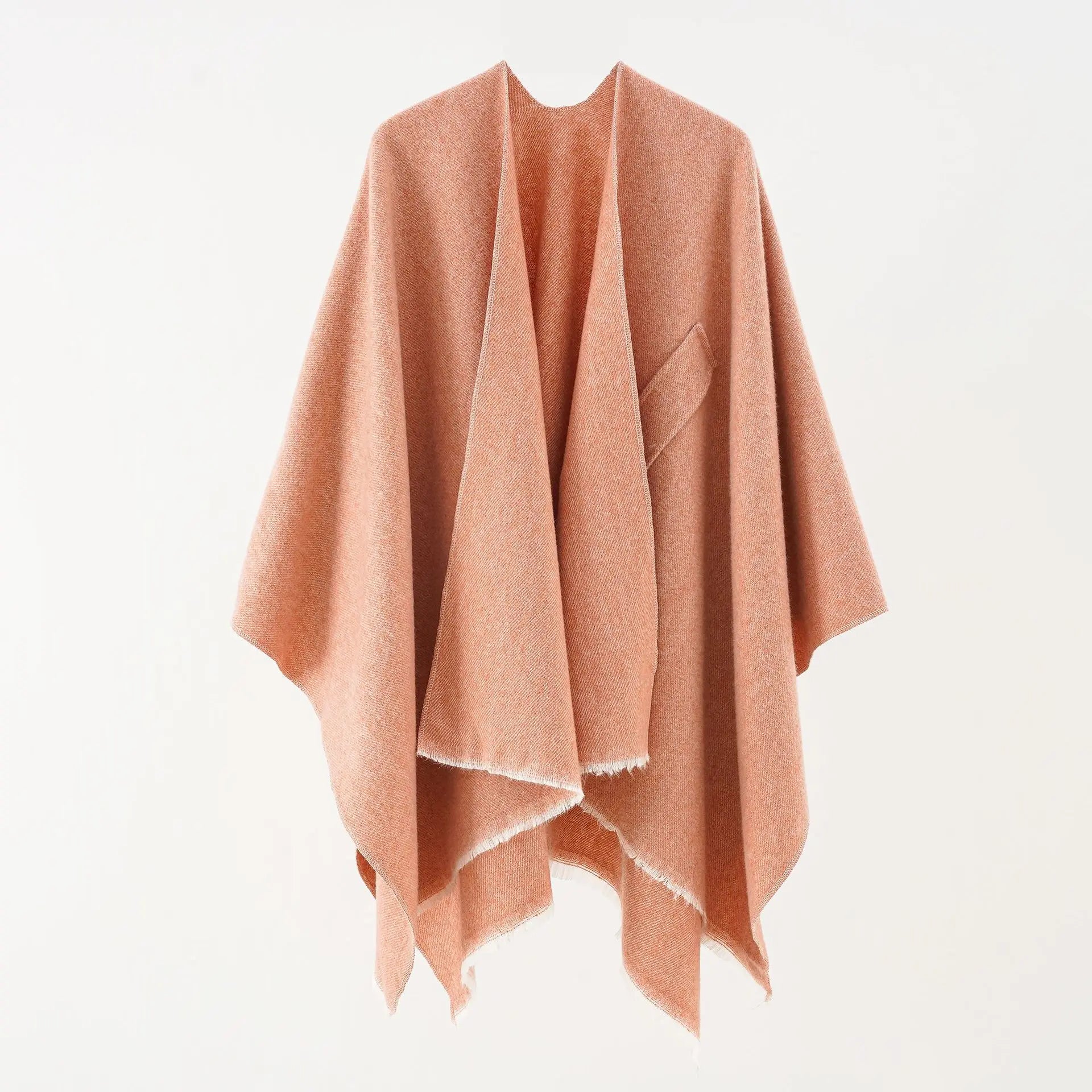 Chic Cotton Cape Throw Poncho - Regina
