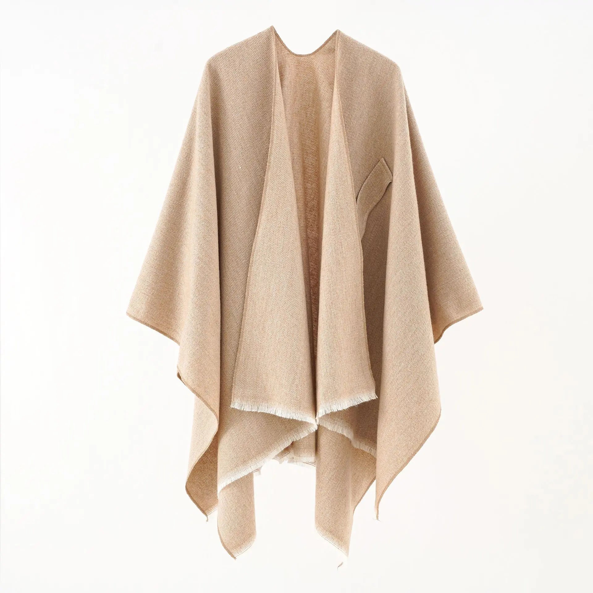 Chic Cotton Cape Throw Poncho - Regina