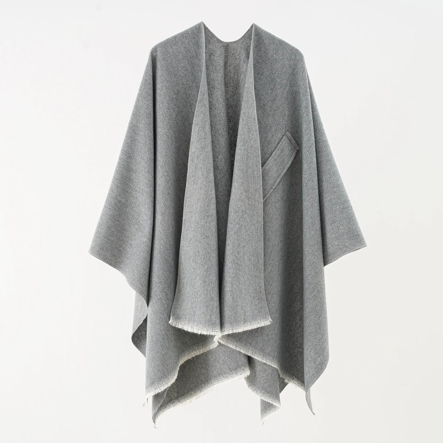 Chic Cotton Cape Throw Poncho - Regina