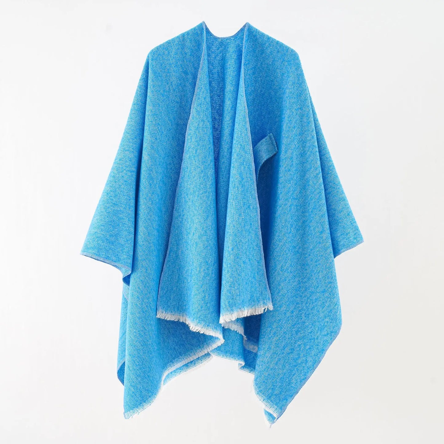 Chic Cotton Cape Throw Poncho - Regina