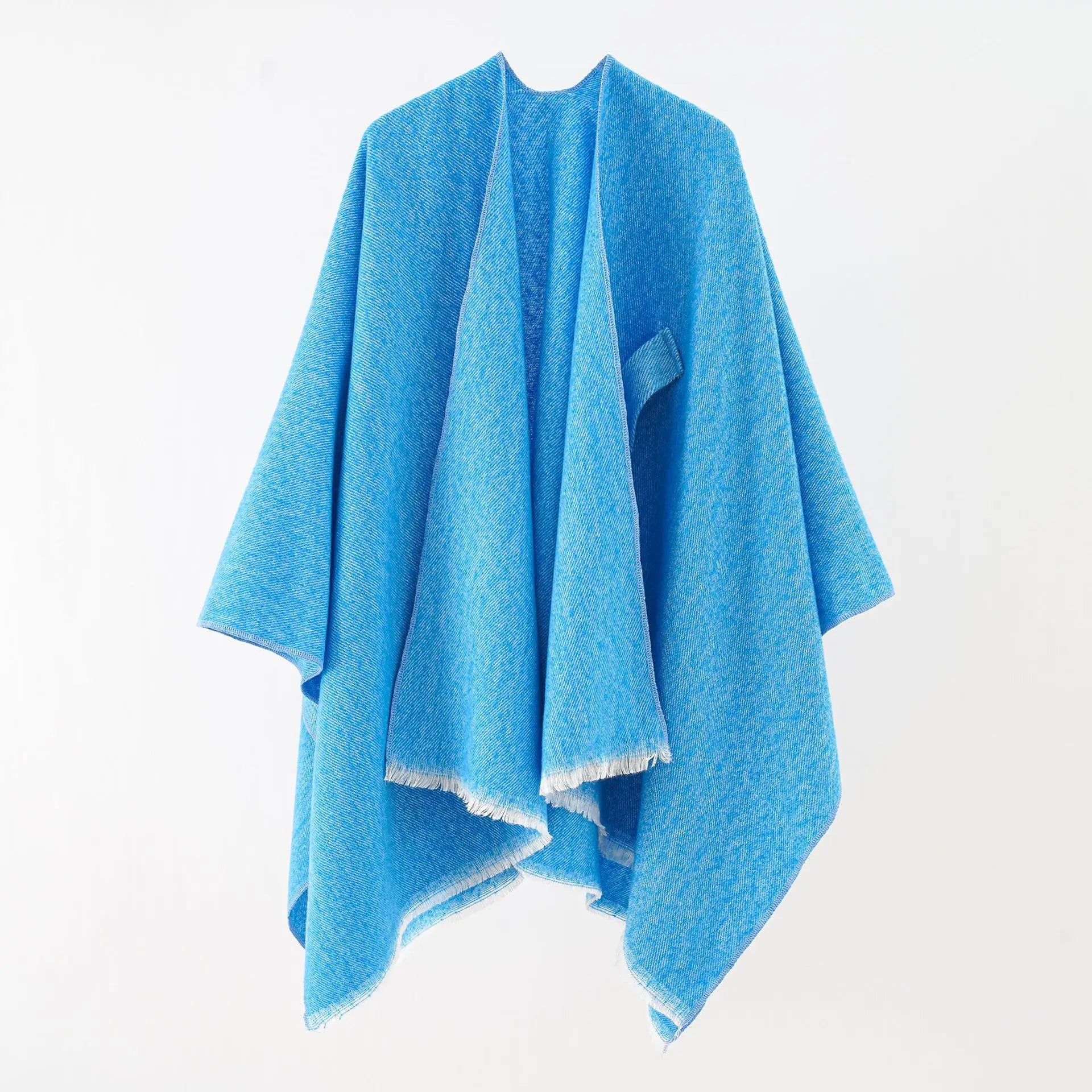 Chic Cotton Cape Throw Poncho - Regina