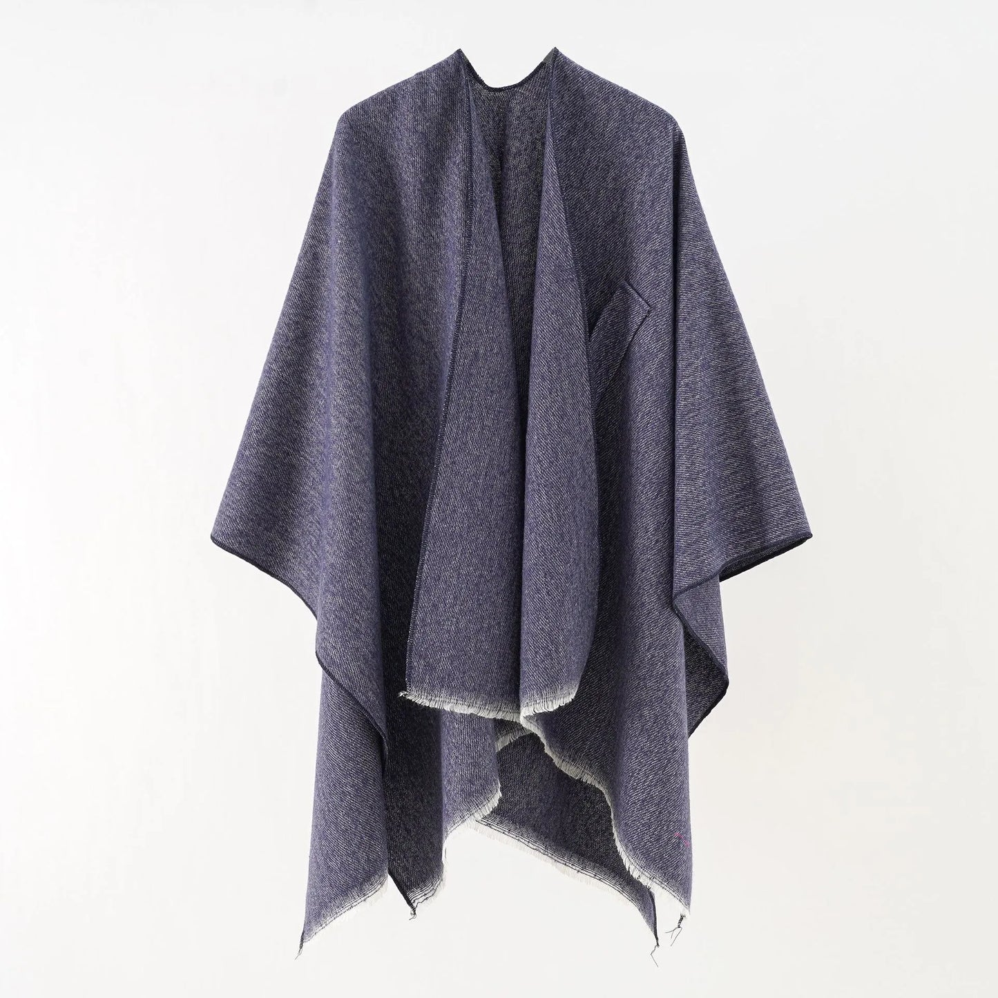 Chic Cotton Cape Throw Poncho - Regina