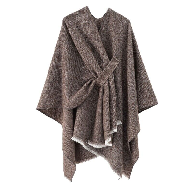Chic Cotton Cape Throw Poncho - Regina