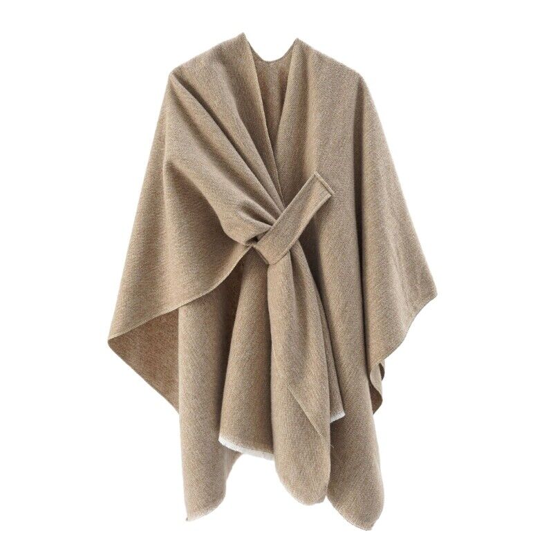Chic Cotton Cape Throw Poncho - Regina