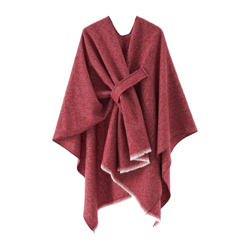 Chic Cotton Cape Throw Poncho - Regina