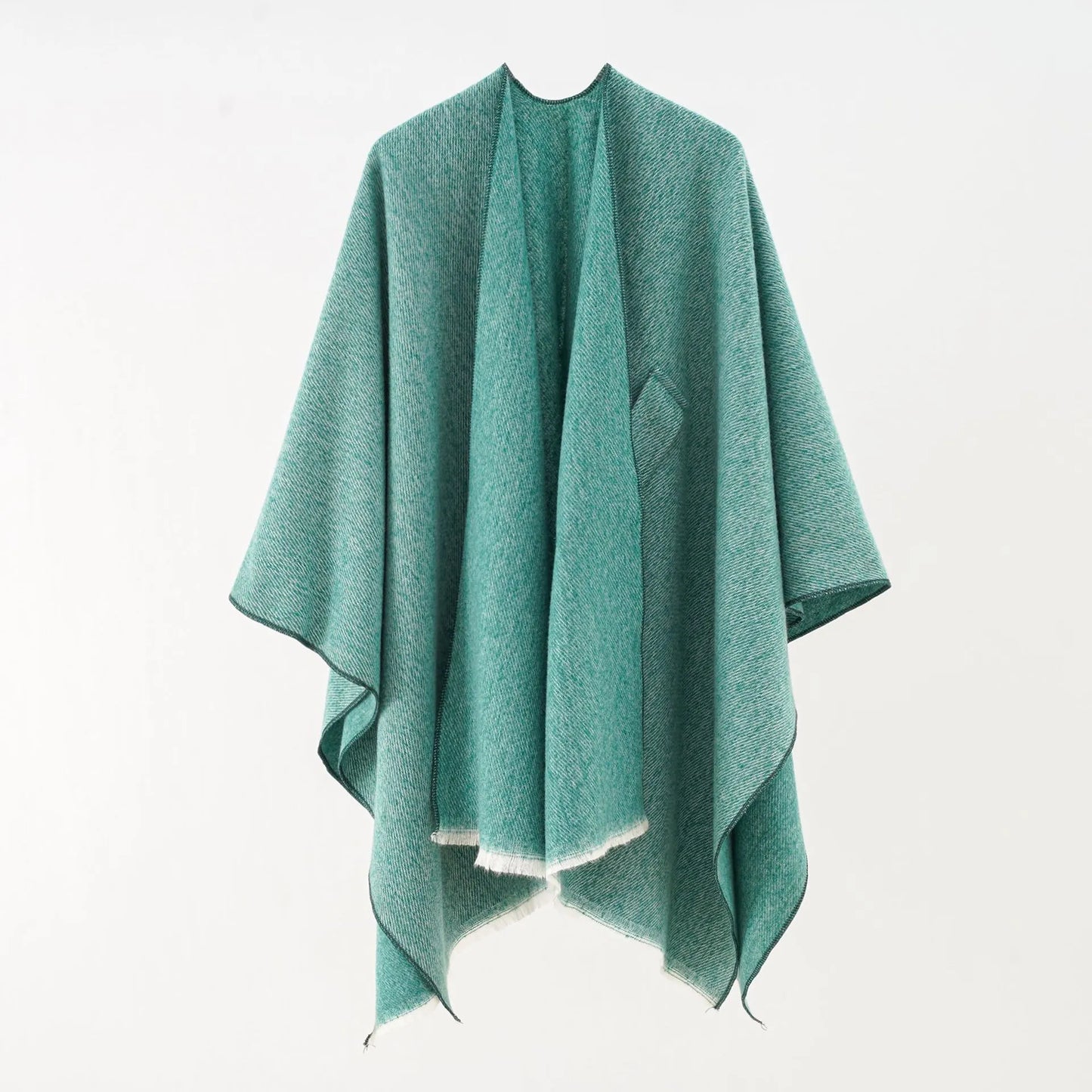 Chic Cotton Cape Throw Poncho - Regina