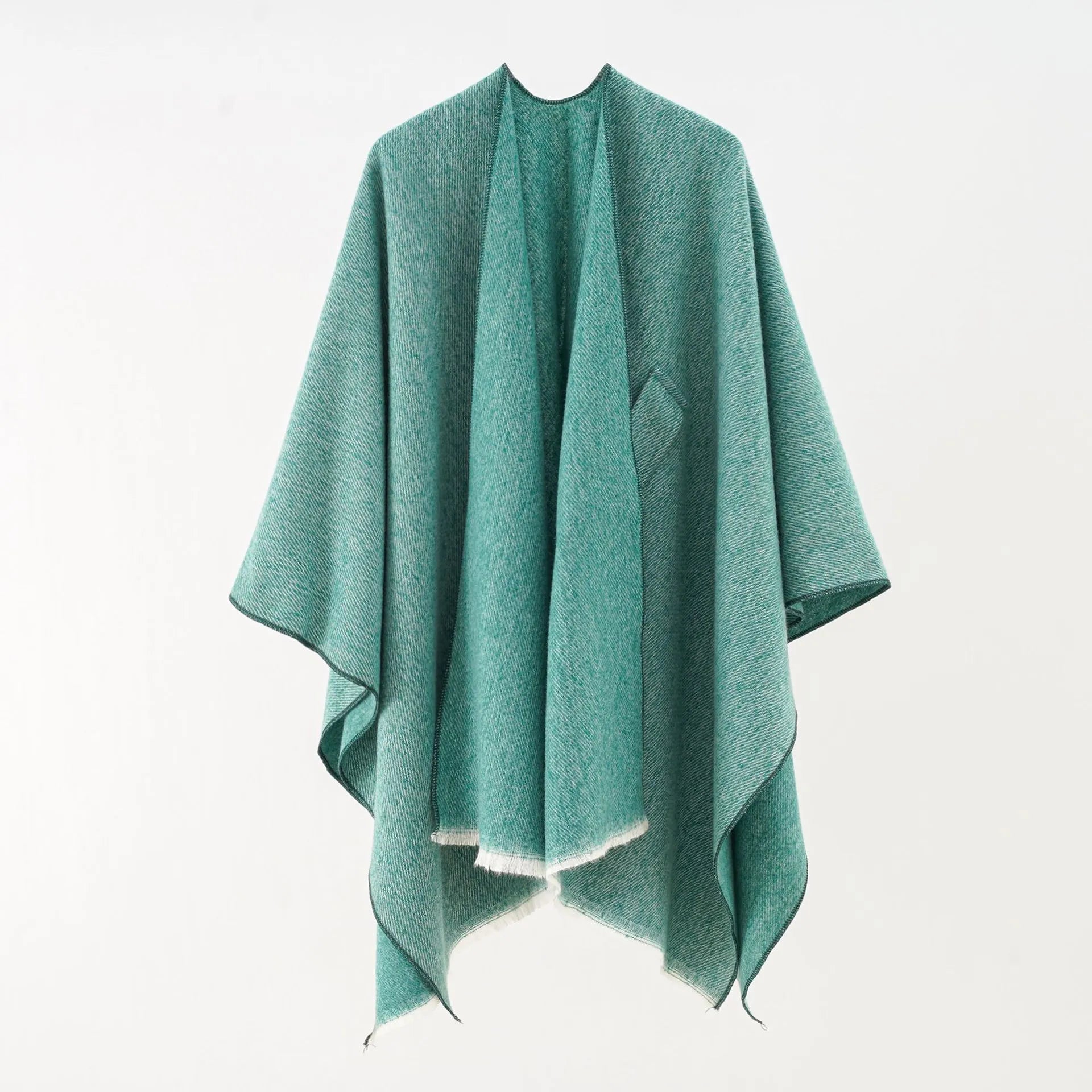 Chic Cotton Cape Throw Poncho - Regina
