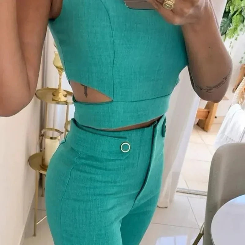 Chic High-Waisted Set - Marinna