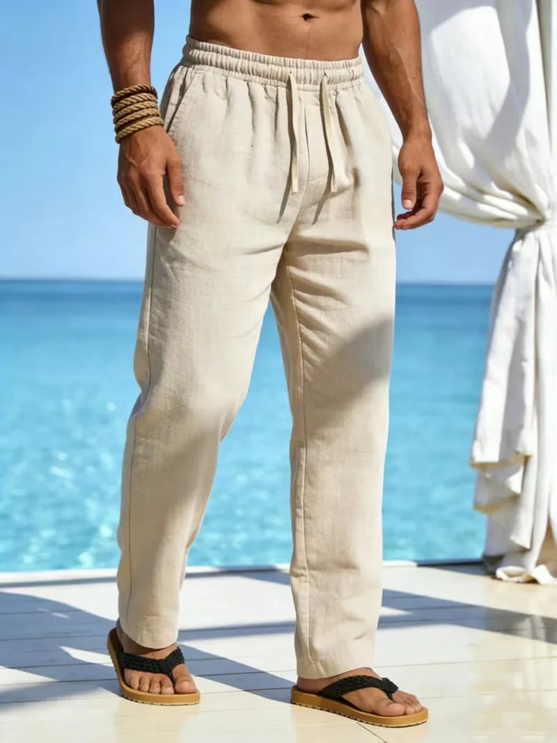 Chinos with Elastic Waist