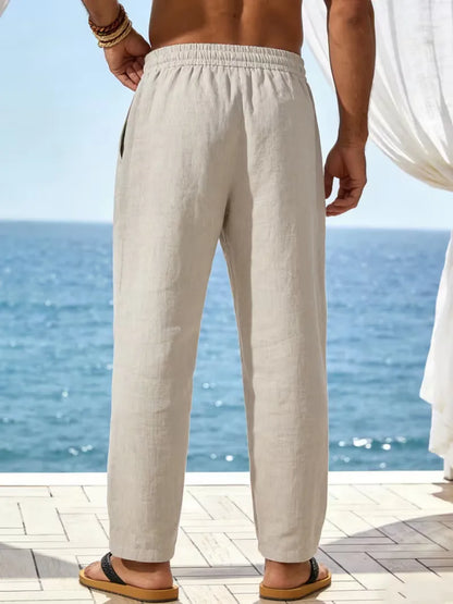 Chinos with Elastic Waist