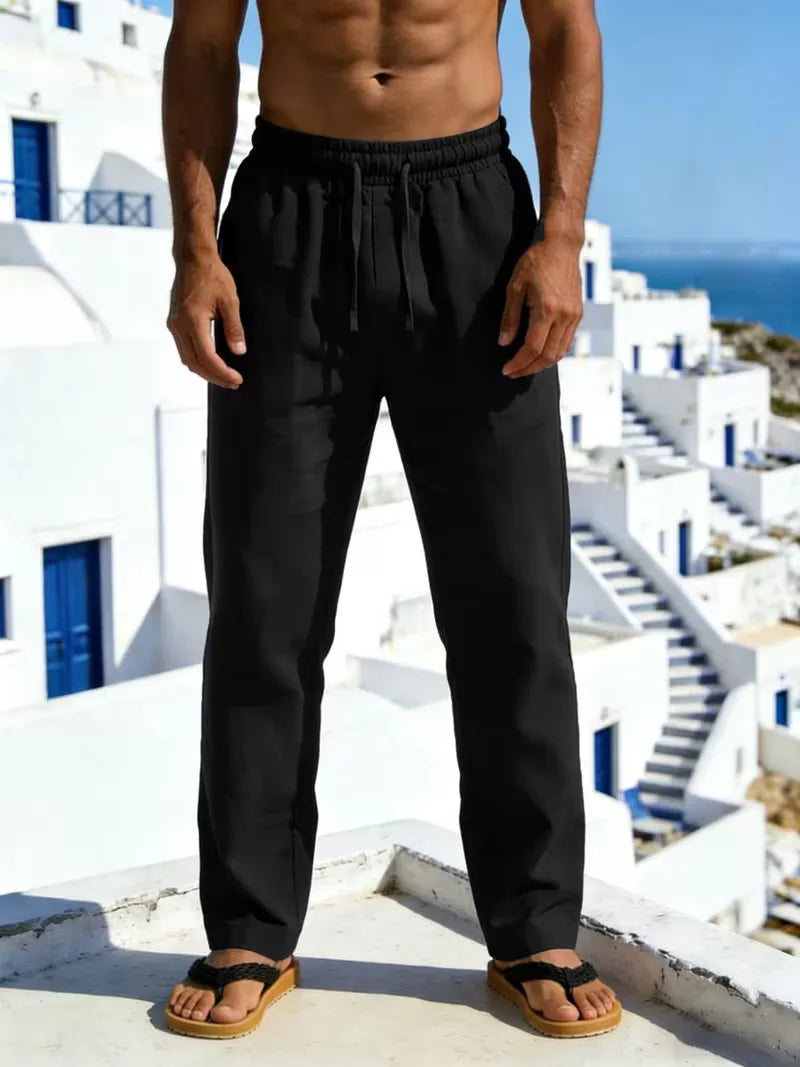 Chinos with Elastic Waist