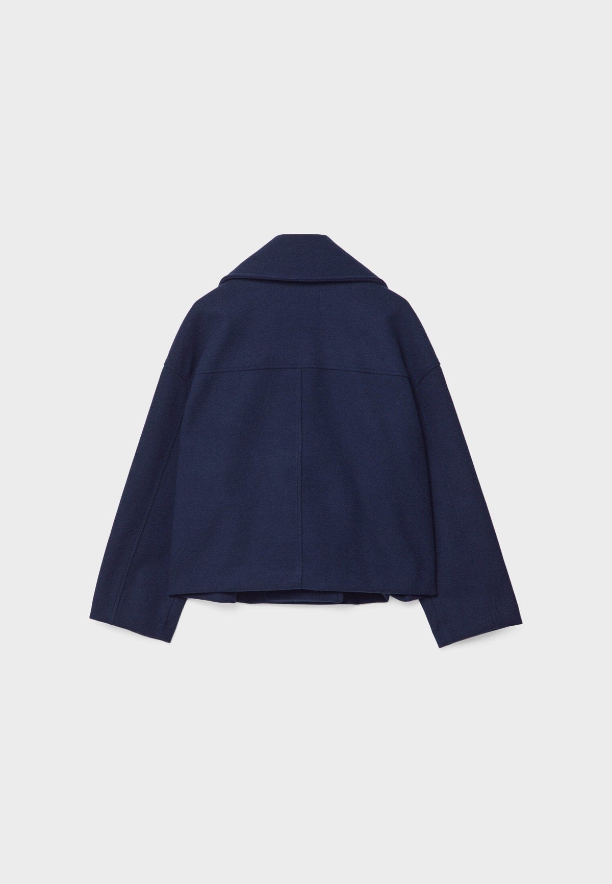 Jitske - Chic Short Peacoat Coat with Double Button Closure