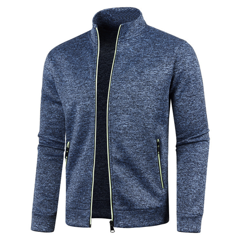 Christian | Windproof men's gilet with pockets and stand-up collar