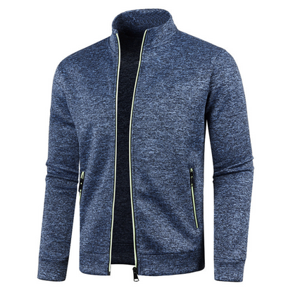 Christian | Windproof men's gilet with pockets and stand-up collar