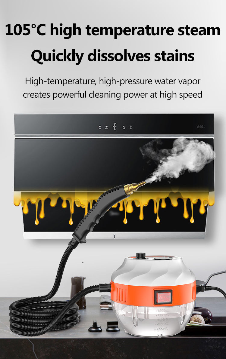 Cleenerz - Innovative Steam Cleaner 2800W for Car and Home