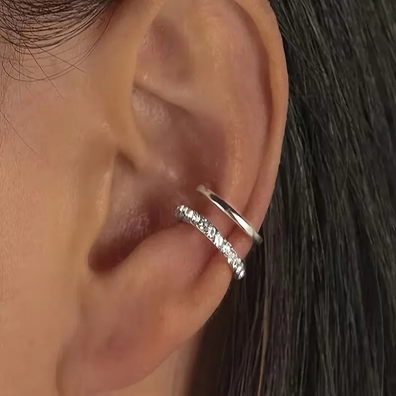 Clip-on Earrings with Stones