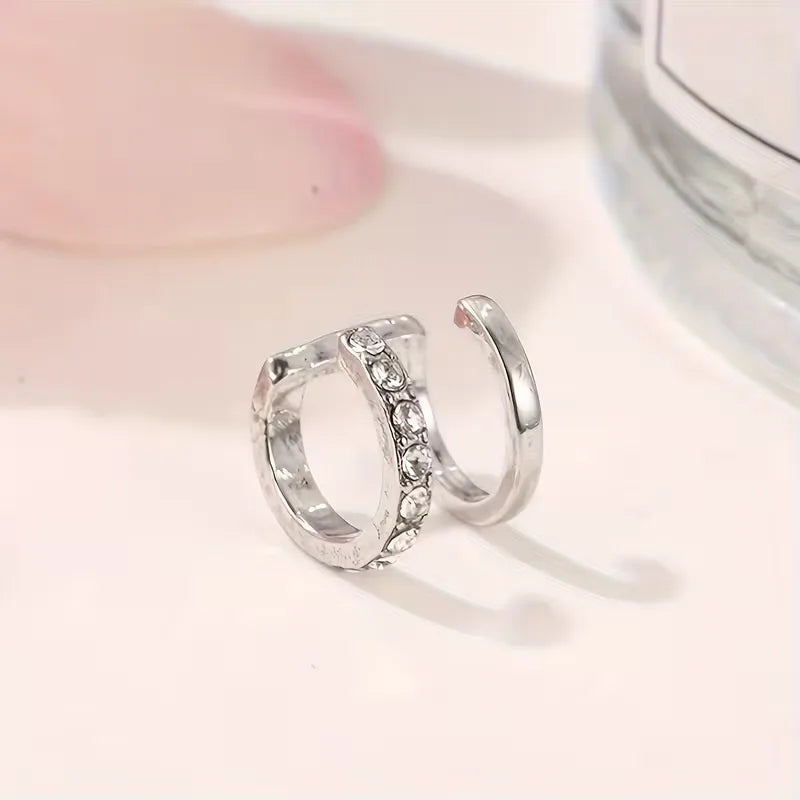 Clip-on Earrings with Stones