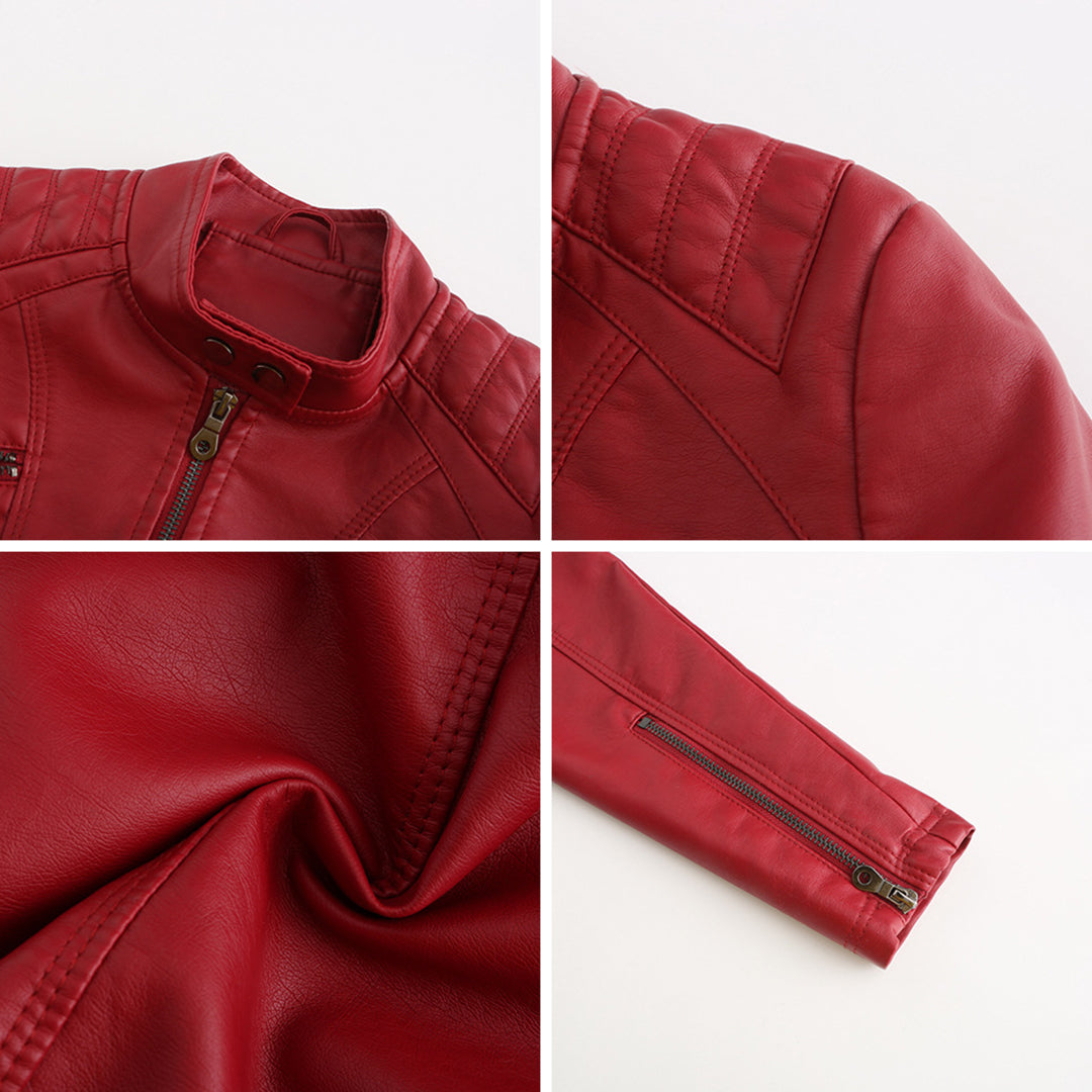 Leather Jacket for Women - Morgan