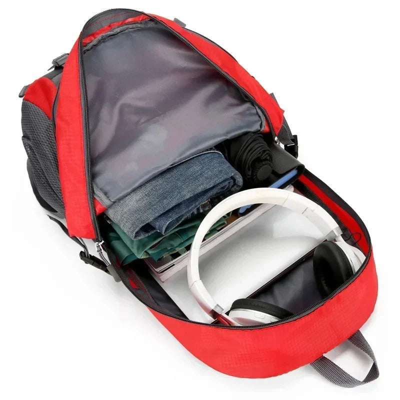 Clotilde - Waterproof Outdoor Travel Backpack with Multiple Pockets