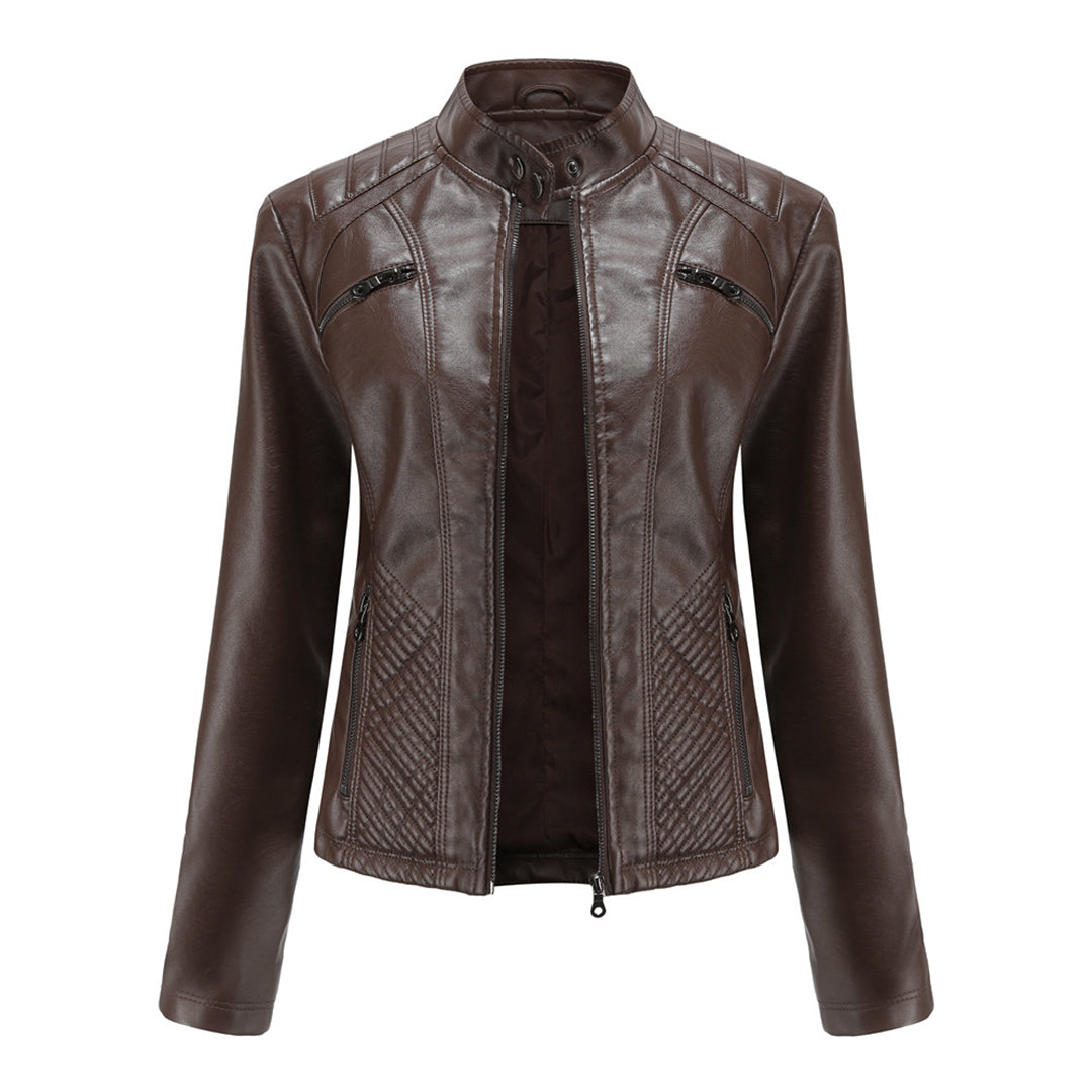Leather Jacket for Women - Morgan